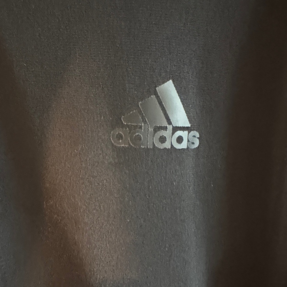 adidas Black Essentials Warm-Up 3-strips Track Jacket Size Large - Picture 3 of 7